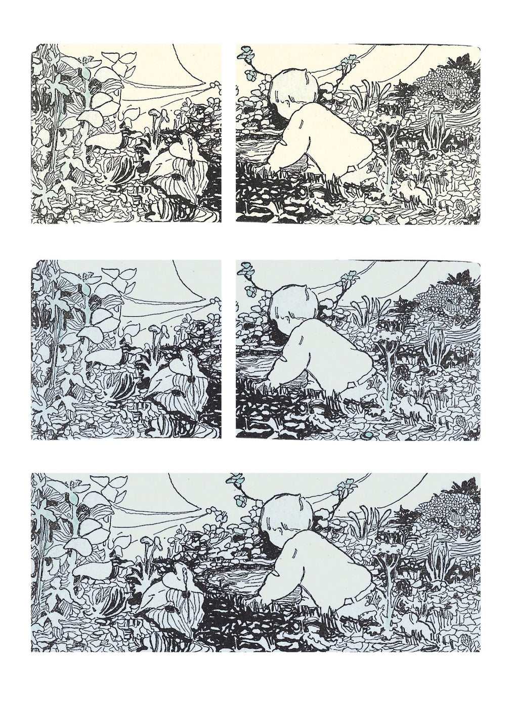 Scrapbook Images Vintage Illustrations Children Playing