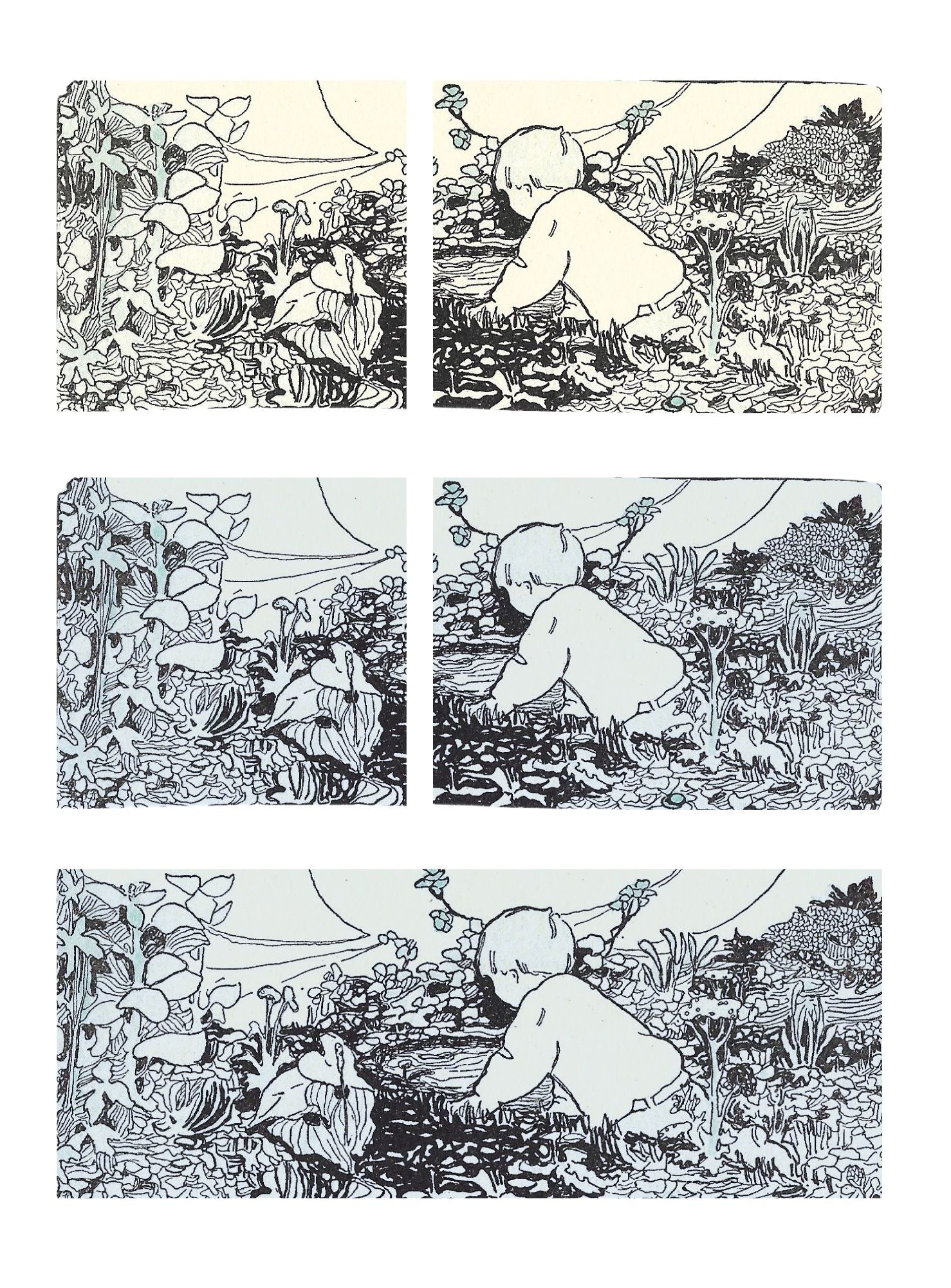 Scrapbook Images Vintage Illustrations Children Playing