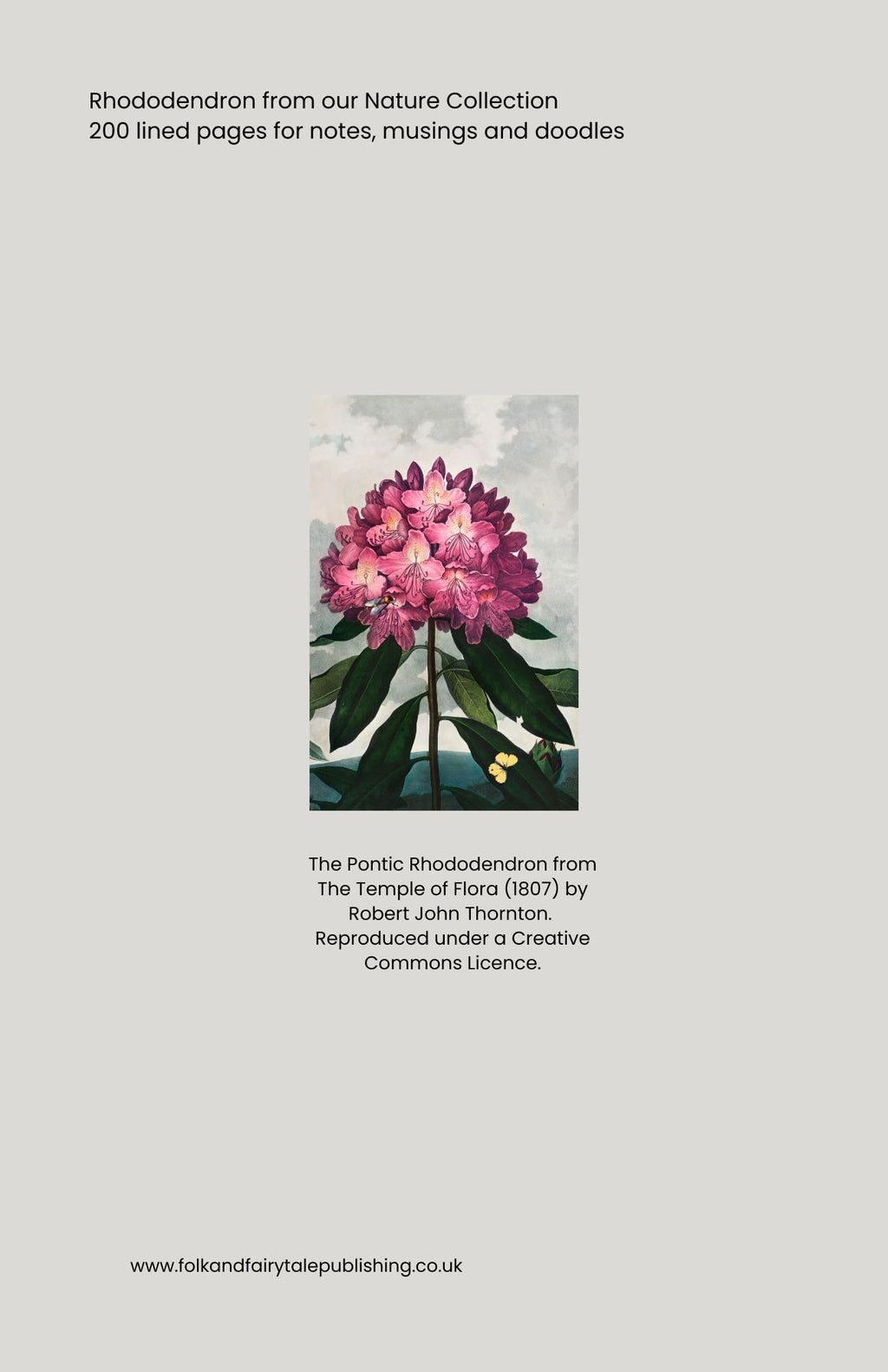 Flower Notebook Rhododendren