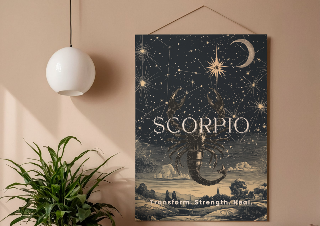 Scorpio Zodiac Fine Art Poster