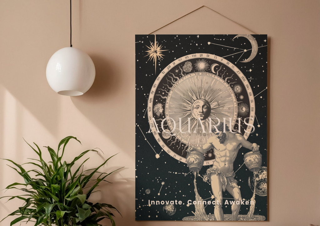 Aquarius Zodiac Fine Art Poster