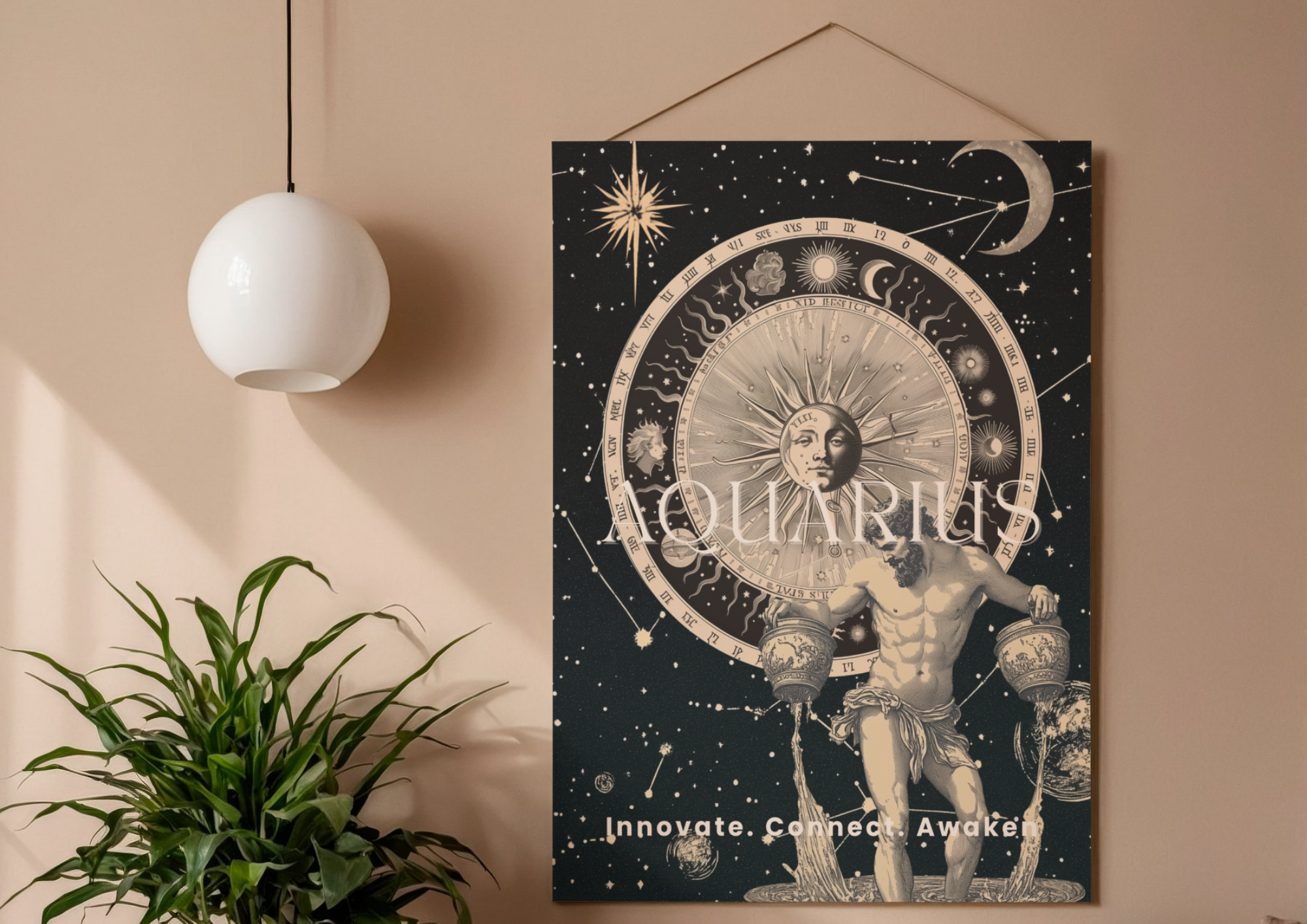 Aquarius Zodiac Fine Art Poster