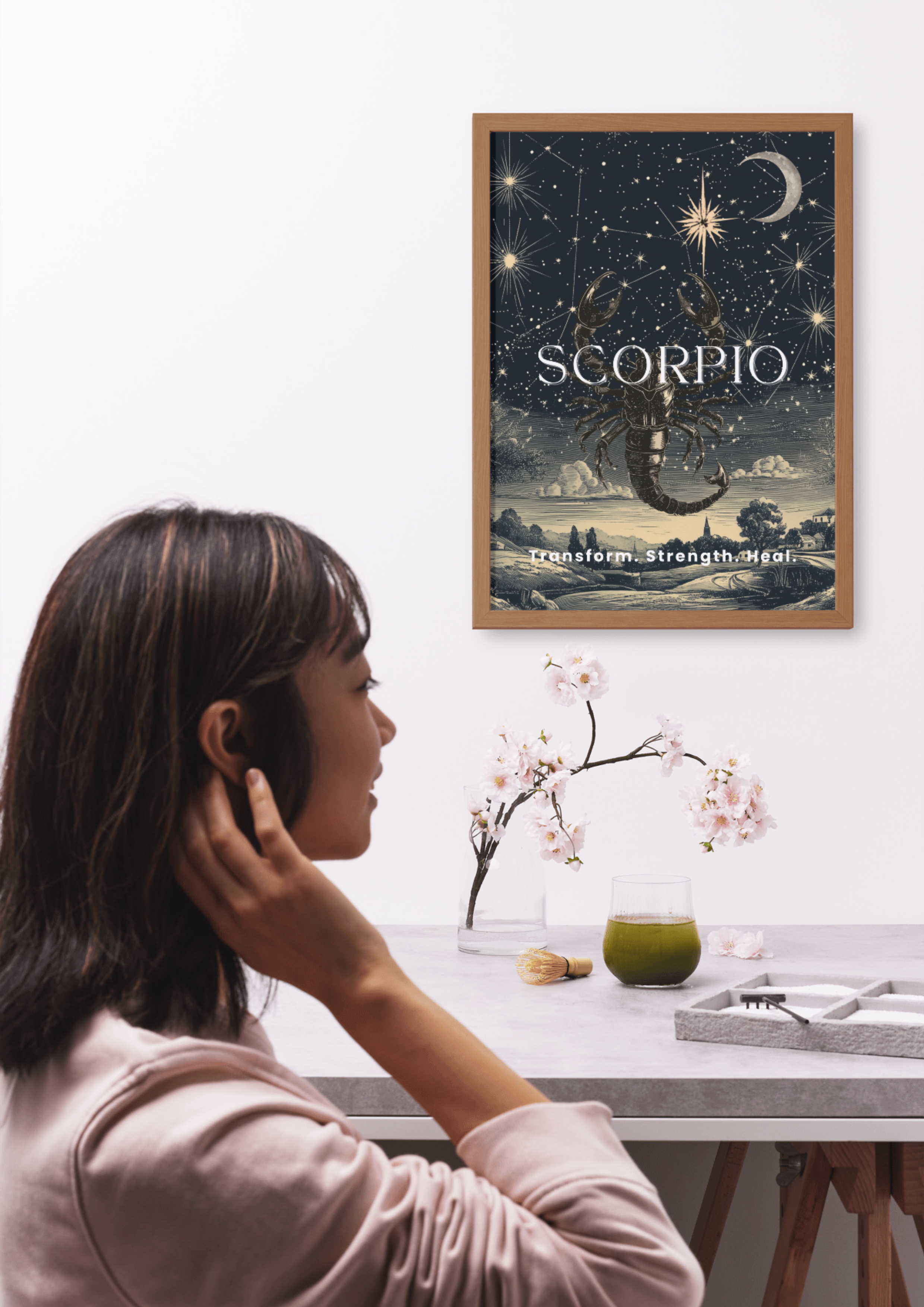 Scorpio Zodiac Fine Art Poster